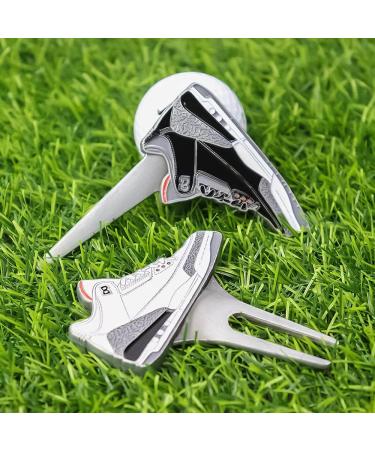 Golf Divot Repair Tool Sneakers Style Fork Ball Marker - Set of 2 - Buy Online on GoSupps.com