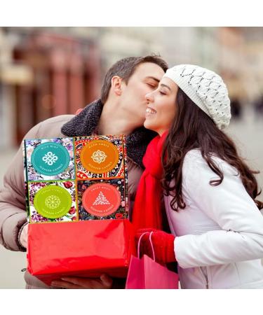 Aromatherapy Relaxing Candle Gift Set - 4 Natural Soy Candles for Stress Relief & Home Decor - Perfect Birthday Gifts for Women & Friends - Buy Online on GoSupps.com