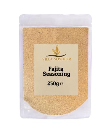 Fajita Seasoning 250g by Villa Nostrum - Steak Fajita Seasoning Smoky Fajita Spice Grilling Seasonings for Fajitas