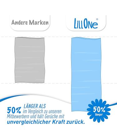 Buy Lillone 8 Extra Long 7-Layer Diaper-Pale Foils - Compatible with Maialino Foppapedretti Angelcare Tommee Tippee & More | 8 Refill Cassettes - Buy Online on GoSupps.com