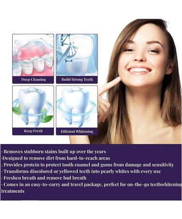 Ultra Bright Purple Toothpaste - Teeth Whitening & Stain Removal | Tooth Colour Corrector for a Brighter Smile (1PC) - Buy Online on GoSupps.com