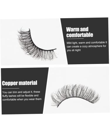 minkissy 1 Box 3d False Eyelashes Artificial Eyelashes False Lashes Pesta as Lashes with Color Party Strip Lashes Girls Outfits Artificial False Eyelash Imitation Manual Miss Set - Buy Online on GoSupps.com