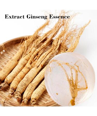 Ginseng Soap Essential Oil Soap - Handmade Natural Ginseng Anti-acne Soap Oil Control Mite Soap - Nourish Skin Care Clean Wash Face Soap - Buy Online on GoSupps.com