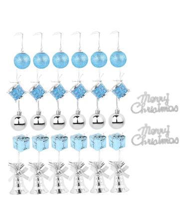 GRIRIW 1 Box/32pcs Christmas Balls red Decorations Christmas Tree Ball Ornaments Painting Ball Bulk Listing Red 4X4CM