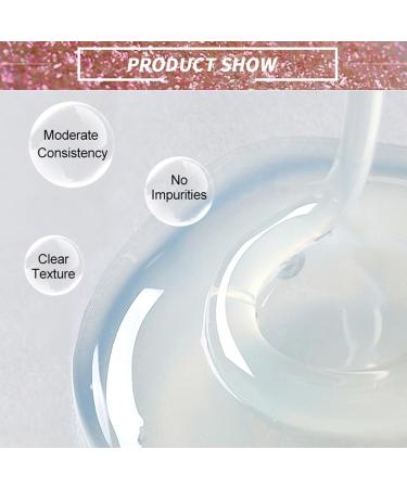 Clear and Transparent Gel Nail Polish | 30ml Long-Lasting Adhesive - Gel for Mixing Polishes For Beginners Home Manicure Projects and Salon Practice - Buy Online on GoSupps.com