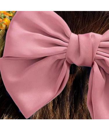 AFBORD Women Hair Barrette Daily School Hair Barrette Satin Pink - Buy Online on GoSupps.com