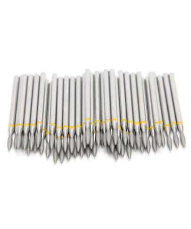 Nail Drill Bits 50pcs Nail Polisher Professional Nail Grinder for Home Nail Salon(XF-1.8mm)
