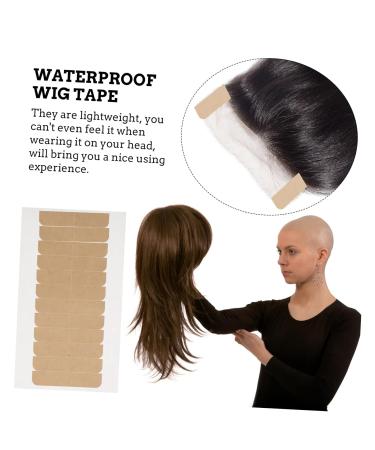 Angoily 35 Sheets Double-sided Tape Lace Front Wigs Tape for Wig Invisible Lace Wig Double Stick Tape Double Back Tape Invisible Tape Hair Extension Wig Tape Adhesive Hair Piece Front Lace - Buy Online on GoSupps.com