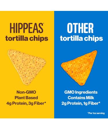 Hippeas Chickpea Tortilla Chips Rockin' Ranch 1oz (Pack of 18) - Vegan & Gluten-Free Plant Protein Snacks - Buy Online on GoSupps.com
