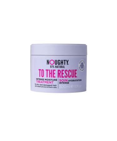 Noughty To The Rescue Intense Moisture Hair Mask for Dry Damaged Color Treated Hair Hydrating Argan Oil Hair Mask Deep Repair Conditioner Vegan Natural Sulfate-Free 300 ml / 10.0 fl oz Treatment Mask