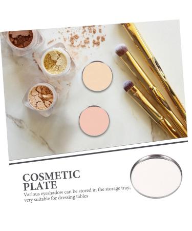 Didiseaon 20pcs Round Eye Shadow Organizer Rack - Beige Makeup Tray for Lipsticks & Highlighters | Stainless Steel Magnetic Pans for Easy Makeup Storage - International Shipping Available - Buy Online on GoSupps.com