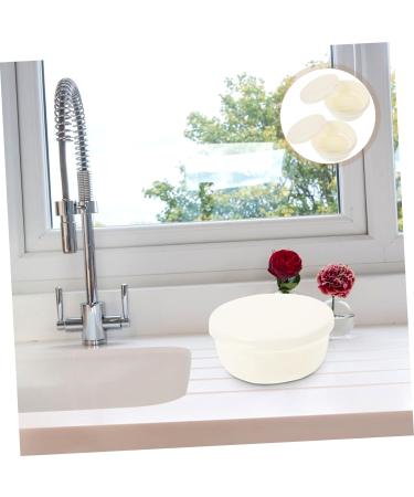 Ciieeo 8 Pcs Travel Soap Box Plastic Stand Soap Holder with Lid Drain Soap Rack Soap Bar Case Soap Bar Holder Round Container with Lid Shower Soap Holder or Take a Bath White Soap Dish - Buy Online on GoSupps.com