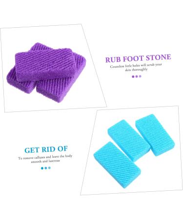 POPETPOP 6pi ces Pierre Pumice Exfoliante Pour liminateur De Peau Morte Et Callosit s Outil De P dicure Pour Soins Et Voyage - Buy Online on GoSupps.com