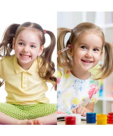 Rmeet Mini Hair Tie - 100 Pack Black Rubber Hair Bands for Girls | Elastic Small Hair Ties for Daily Hairstyles - Buy Online on GoSupps.com