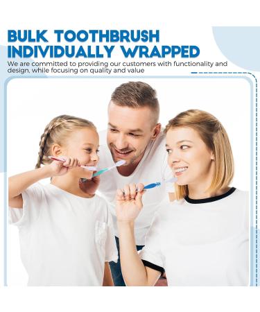 Buy Individually Wrapped Travel Toothbrushes - Soft Bristles Disposable for Hotels & Guests | Multi-Color Options Available - Buy Online on GoSupps.com