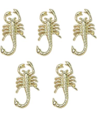 FEIlei Embossed Nail Charms 3D Scorpion Nail Art Accessories for DIY Nail Art Design Nail Art Decoration Jewelry Making - Buy Online on GoSupps.com