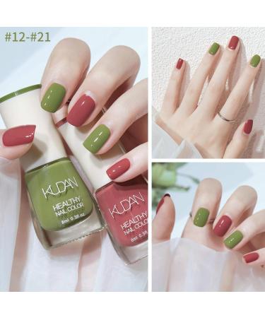 TBeautfave Green Nail Polish Avocado Green Nail Varnish Quick Dry & Long Lasting Nail Varnish Summer Nail Polish Water Based Natural Nail Polish for DIY Nail Art No Need Cure AvocadoGreen - Buy Online on GoSupps.com