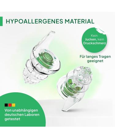 Senner Kidspro Earplugs - Reusable Hearing Protection for Children | Perfect Fit for Small Ear Ducts | Includes Aluminum Container - Buy Online on GoSupps.com