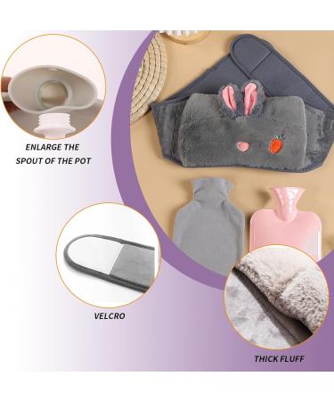 Eulapgoe Hot Water Bottle with Soft Waist Cover - 1000ml Heat Bag for Pain Relief | Ideal for Belly Back & Legs - Buy Online on GoSupps.com