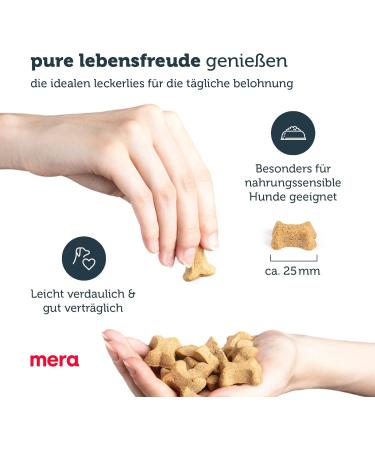 Mera Pure Sensitive Goody Snack Turkey & Potato 600g - Healthy Gluten-Free Treats for Sensitive Dogs | Ideal for Training & Rewards - Buy Online on GoSupps.com