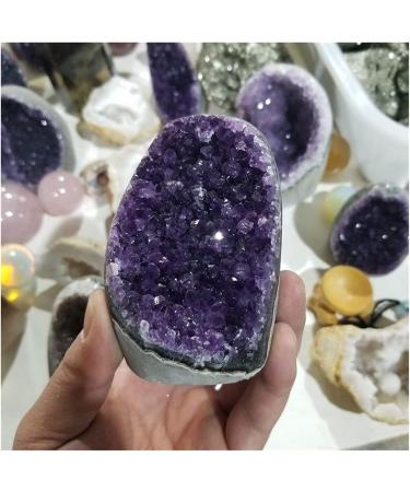 Amethyst Large Amethyst Cluster Geode Crystal Quartz Cut Base Amethyst Specimen JIZTGEDM - Buy Online on GoSupps.com