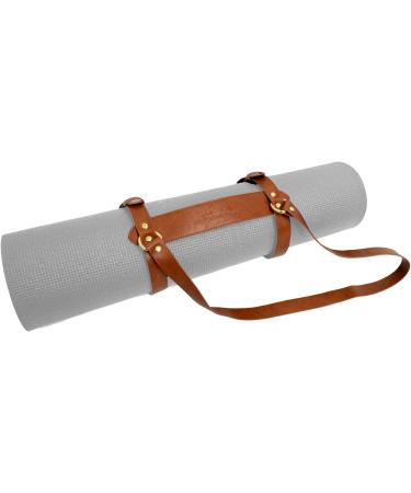 Vegan Leather Yoga Mat Carrier Sling | Adjustable Blanket Strap | Bedroll Straps - Buy Online on GoSupps.com