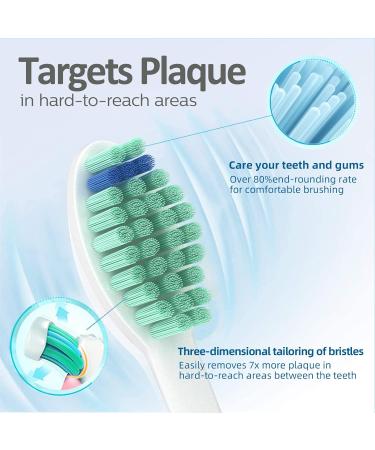 Vioesrry Toothbrush Replacement Heads 8 Pack Blue - Compatible with C2 C3 9023 4100 1100 g2 2 Series 6015/03 Electric Brush Refills - Buy Online on GoSupps.com