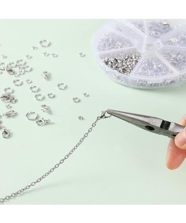 Mr. Pen Silver Open Jump Rings Set - 1014 pcs, 6 Sizes for Jewelry Making | Silver Jump Rings, Lobster Clasps & O Rings Set - Buy Online on GoSupps.com