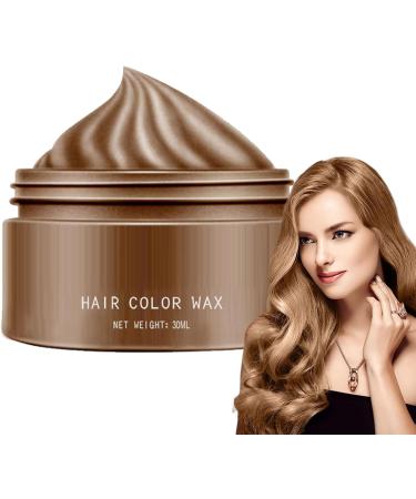 Hair Color Wax 30ml Temporary Hair Color Washable Clay Suitable for Children Adults Men Women Parties Festival Halloween Cosplay Parties Brown D - Buy Online on GoSupps.com