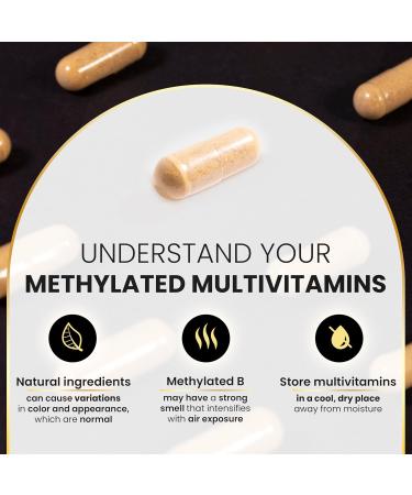 Eliixr Methylated Multivitamin 27-in-1 Formula with 1500 mcg Active Folate Methylated B12 K2 D3 B-Complex and more Women and Mens Multivitamins 60 Vegan Capsules 2 month supply Made in the USA 60 Count (Pack of 1) - Buy Online on GoSupps.com