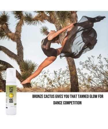 Bronze Cactus Chocolate Glaze Tanning Mousse - Quick-Drying, Non-Sticky Formula | Streak-Free & Unscented for Instant Glow - Buy Online on GoSupps.com