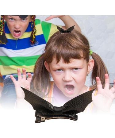 Goth Hair Clips | Black Bat Wing Hair Clips Funky Hair Clips Halloween Headwear Decorative Duckbill Ponytail Barrettes for Teen Girls - Buy Online on GoSupps.com
