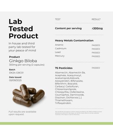 Neurogan Ginkgo Biloba Supplements Capsules Herbal Brain Supplements for Memory & Focus Cognitive Supplement with Standardized Extract 90 Vegan-Friendly Capsules - Buy Online on GoSupps.com