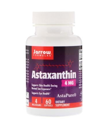 Jarrow Formulas Astaxanthin 4 mg 60 Softgels