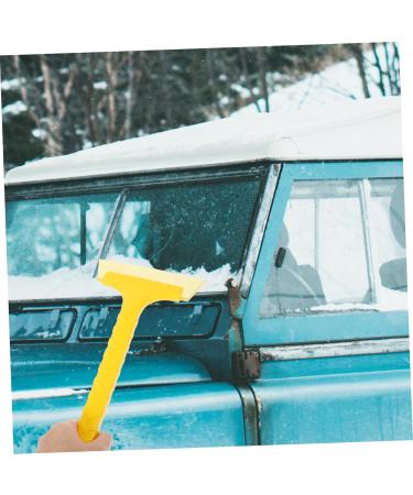 FRCOLOR Japanese Patches for Clothing Snow Scraper Car Lift Rubber Blocks Deicer Ice Scraper Snow Windshield Trumpet Water Key Screw Snow for Car Short Handle Beef Scraping - Buy Online on GoSupps.com