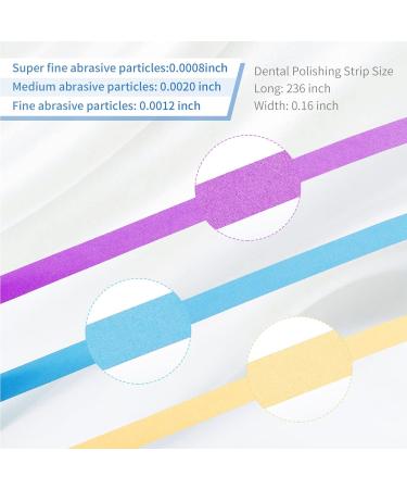 Annhua Dental Polishing Strips 4mm x 6M Finer Yellow - 1 Count - Buy Online on GoSupps.com