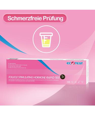 ECOTEST Follicle Stimulating Hormone (FSH) Rapid Test - Self-Test for Women 1 Piece - Accurate & Fast Results - Buy Online on GoSupps.com