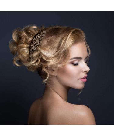 Vintage Flower Hair Barrettes Set - 6 Piece Retro French Hair Clips for Women and Girls - Buy Online on GoSupps.com