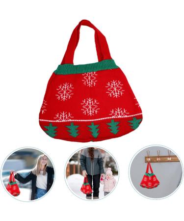 KONTONTY 1pc Christmas Bag Shoulder Bag Christmas Messenger Bag Party Candy Bag Candy Stand Miss Storage - Buy Online on GoSupps.com