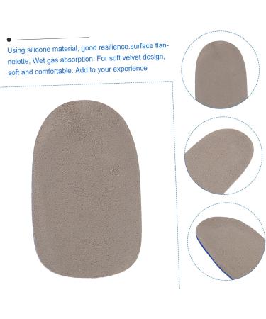 FRCOLOR Gel Insole Arch Support Inserts - 6 Pairs Heel Lift Cushion Essential Oil Diffuser Sweat Prevention - Silicone Heel Pads for Sports Shoes (12.5x7.5x2cm) - International Shipping - Buy Online on GoSupps.com