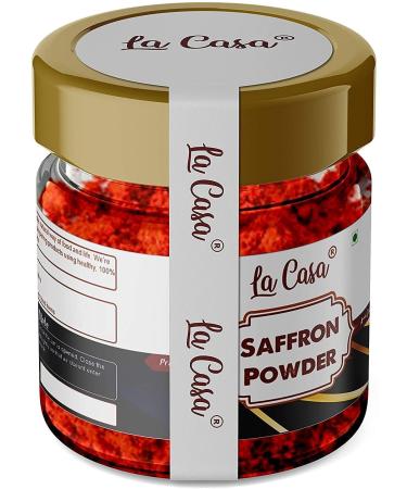 QURA QURA Saffron Powder | Original Kashmir Kesar Powder | Organic Grade A++ | For Face/Beauty/Food/Colour/Aroma | Natural Sun-Dried Saffron | 1g