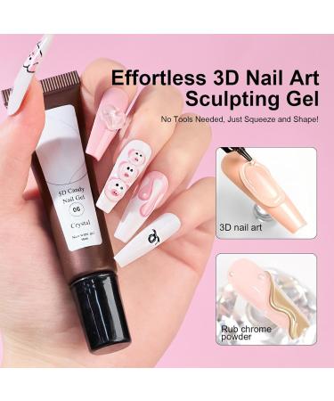 Nail Molding Gel Decorative Nail Glue | Non-Stick Modeling Gel for Everyday Use and Special Occasions - Buy Online on GoSupps.com