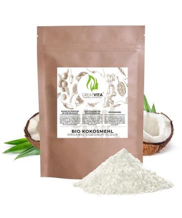 MeaVita Organic Coconut Flour, 1 Pack (1 x 500 g)