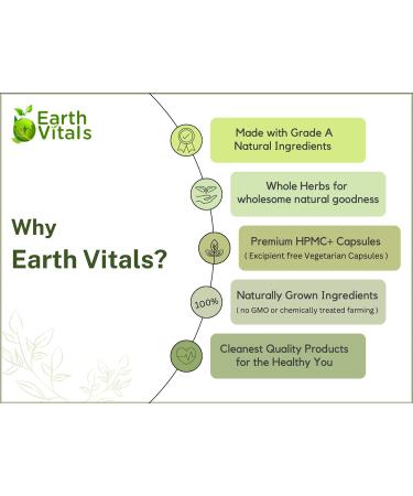 Earth Vitals Shatavari Capsules - 90 Veg Capsules - Herbal Supplement India - Buy Online on GoSupps.com