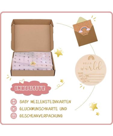 LAFERKA Personalized Baby Gift Set | Perfect Birth Gifts for Girls | Old Pink Comforter for Baby Shower - Buy Online on GoSupps.com