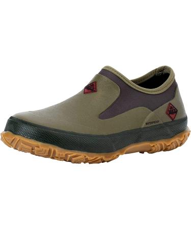 Muck Boot Unisex Waterproof Lightweight Neoprene Topline Rubber Non-Slip Forager Low Ankle Rain Garden Shoes 8 Olive