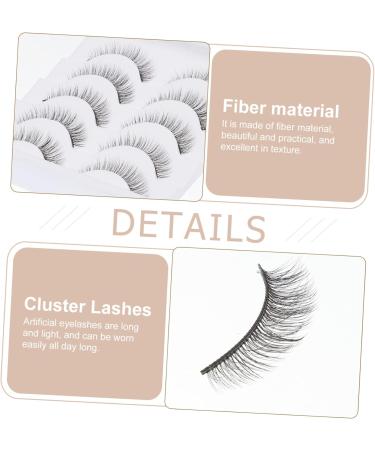 FRCOLOR 5 Pairs Short False Eyelashes Manga False Eyelashes Magnetic Makeup False Lashes 3d Penne Manual 1 count (Pack of 1) Black 3 - Buy Online on GoSupps.com