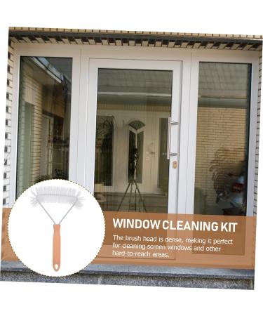 Cabilock 2pcs Screen Cleaner Cleaning Brush Window Washer Brush Window Screen Cleaning Tool Outside Window Cleaner House Cleaning Kit Manual Window Screening Suite Plastic - Buy Online on GoSupps.com