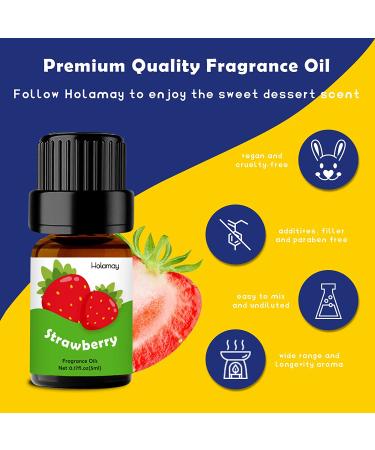Holamay Dessert Fragrance Oils Set - 10 Sweet Scents for Soap, Candles & Aromatherapy - Vanilla, Apple Cinnamon, Cookies & More - Holiday Essential Oils - Buy Online on GoSupps.com