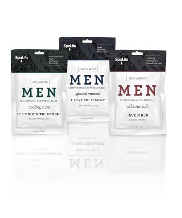 SpaLife Men's 12-Piece Hand, Foot, and Face Spa Set - Ultimate Grooming and Relaxation Experience - Buy Online on GoSupps.com